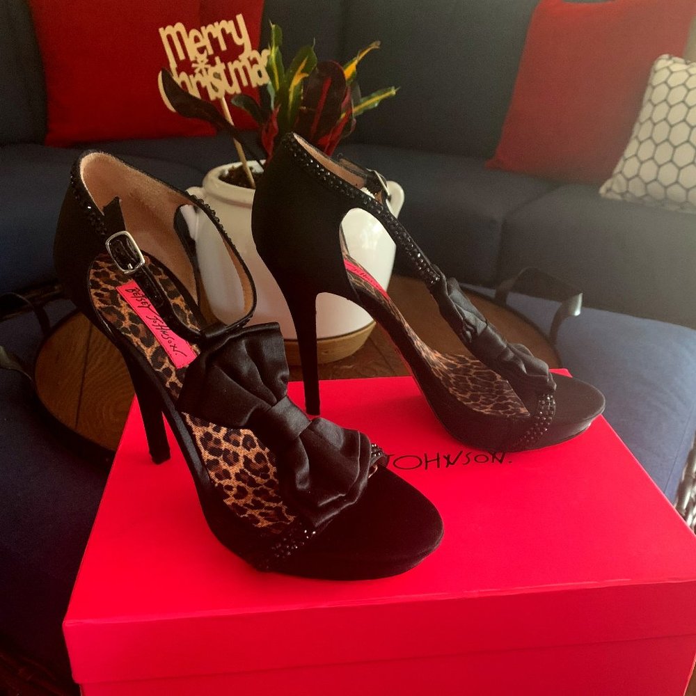 Betsey Johnson High Heel Evening Sandals